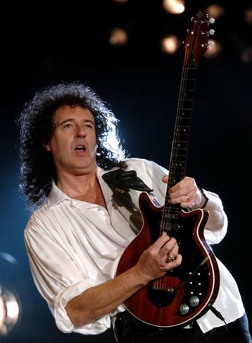 Brian May with Red Special guitar Brian May with Red Special guitar